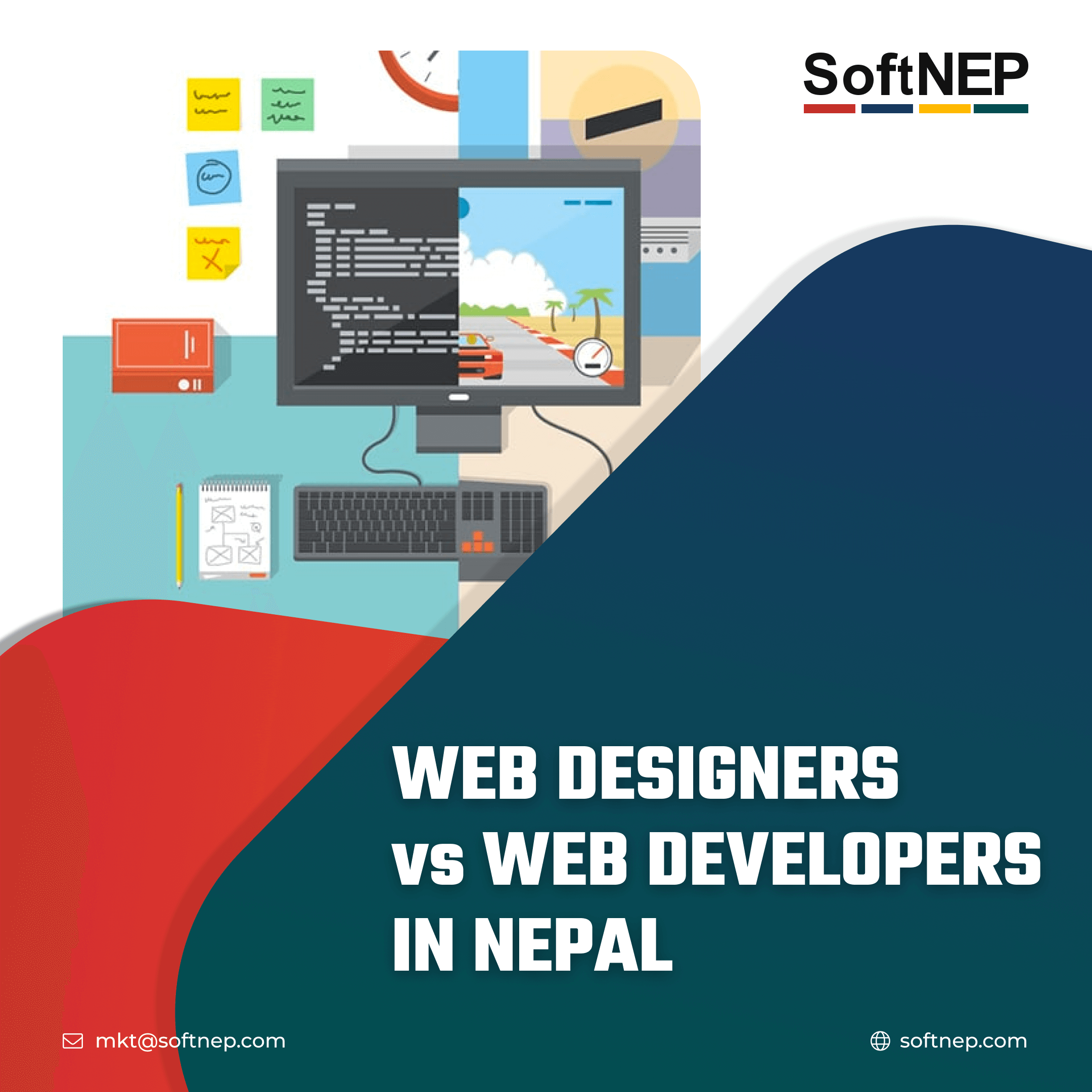 Web Designers vs Web Developers in Nepal